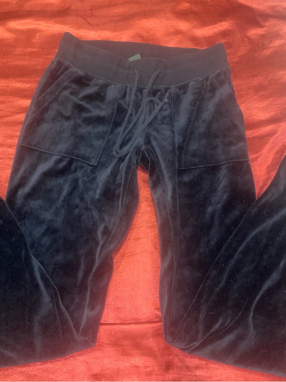 wild fable Black Velour Boot Cut Pants